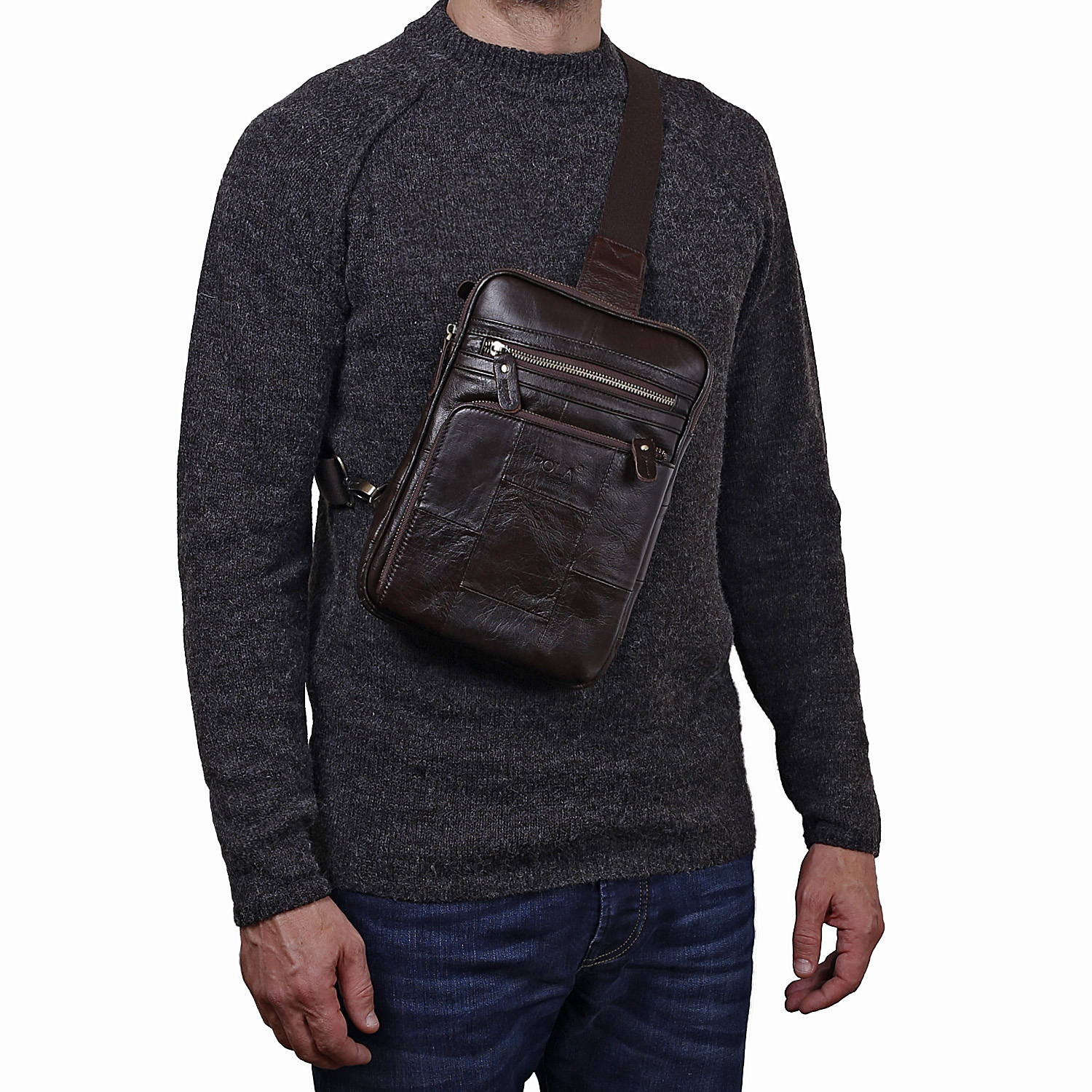 Сумка через плечо POLA 9019-A Brown