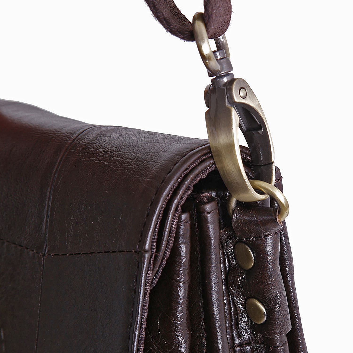 Сумка на плечо с креплением на ремень POLA 9035 Brown