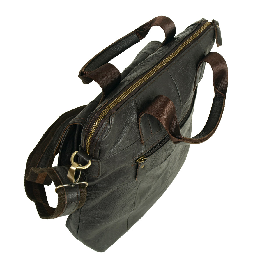 Сумка мужская вертикальная POLA 5021 Coffee