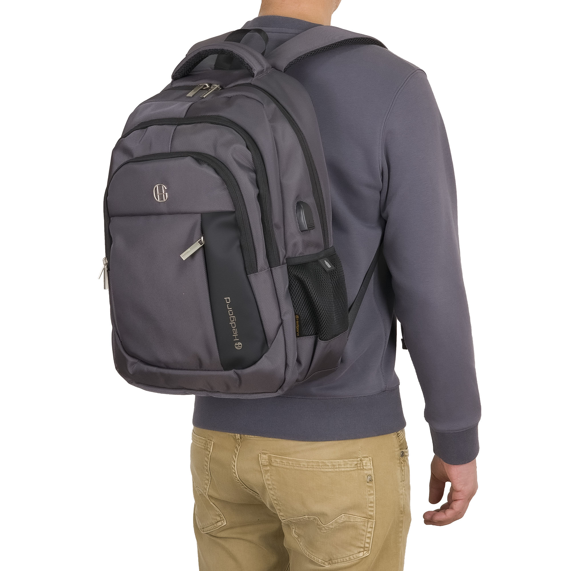 Рюкзак с отделением для ноутбука 15,6", 21 л  Hedgard 0218 Grey
