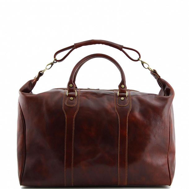 Дорожная сумка "Amsterdam Weekender" Tuscany Leather TL1049 Brown