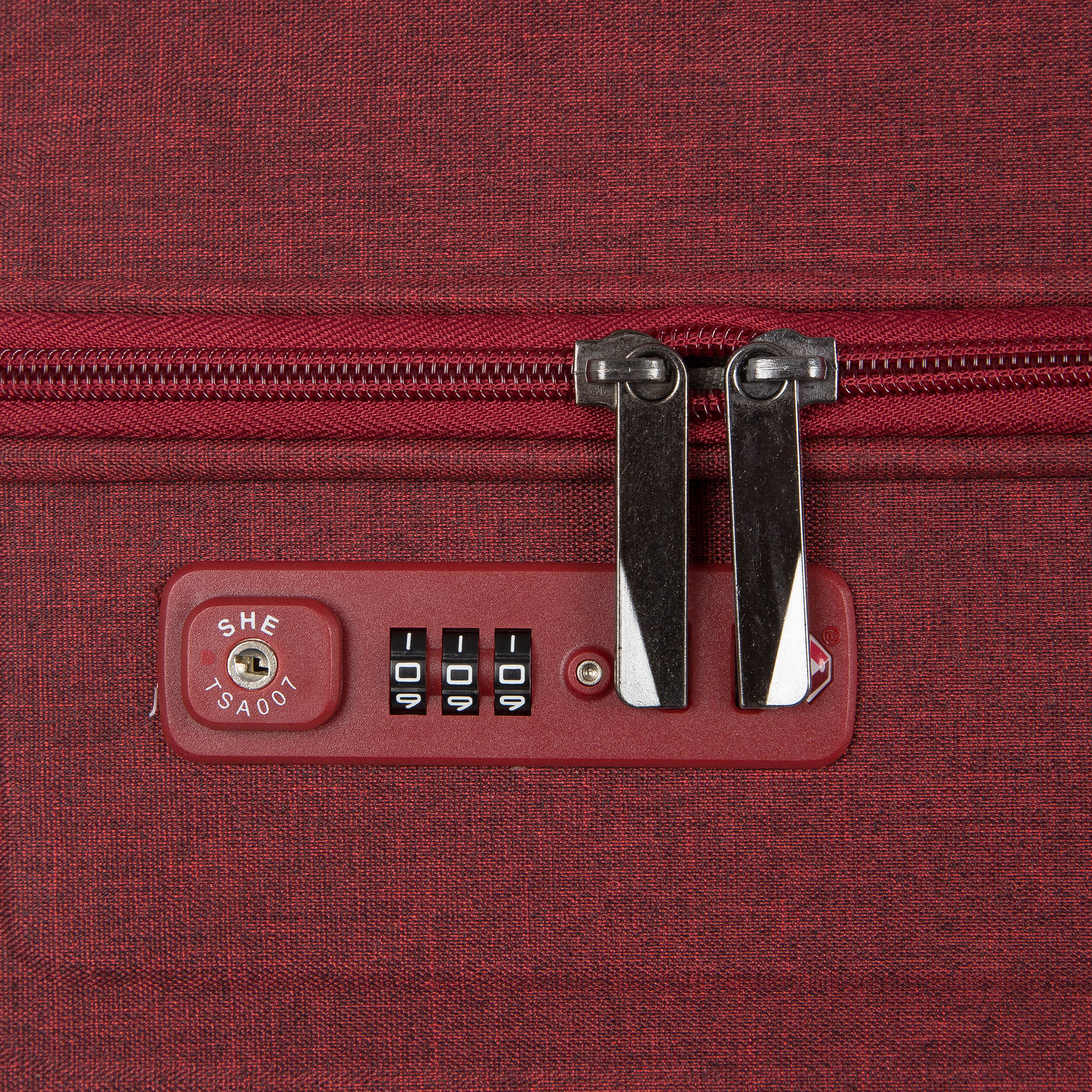 Чемодан малый POLAR Р1927-19" Bordo