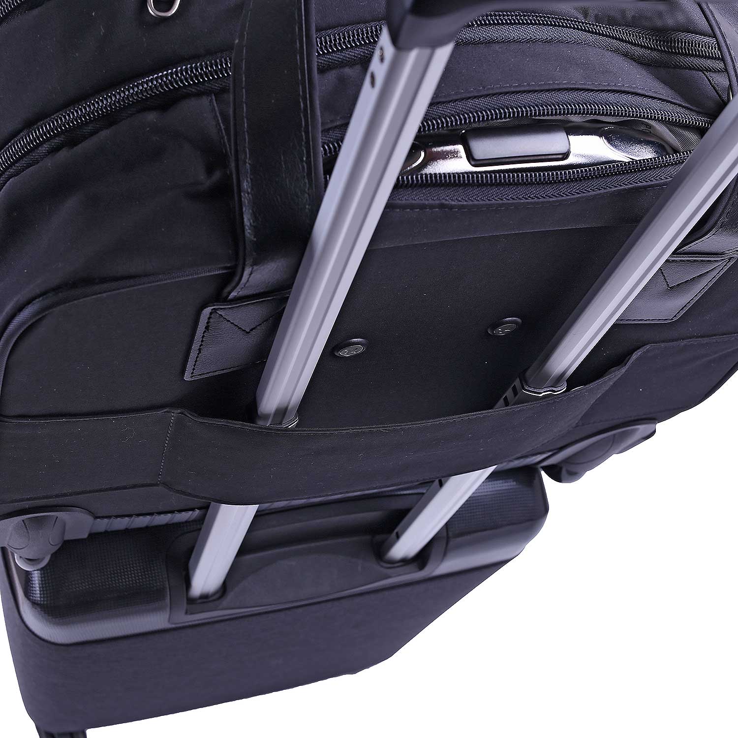 Сумка на колесах для ручной клади POLAR П7104 Black