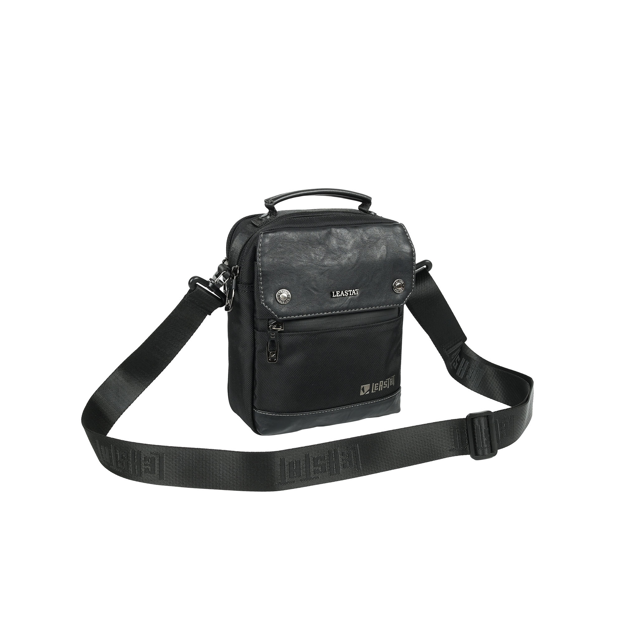 Мужская сумка через плечо LEASTAT 6607.2 Black