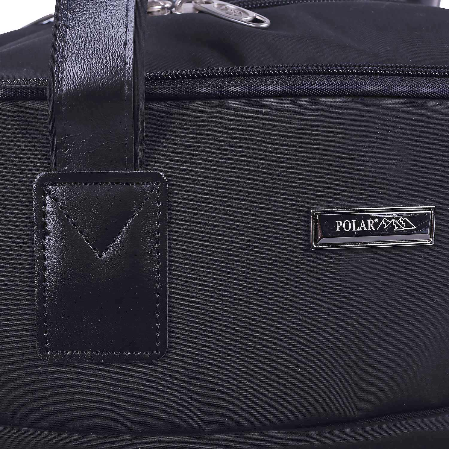 Сумка на колесах для ручной клади POLAR П7104 Black