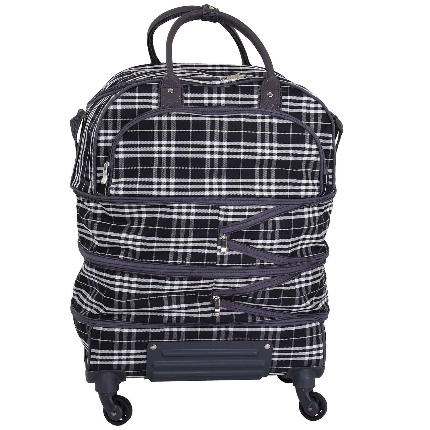 Раздвижная сумка на 4х колесах TSV 530.24 Black