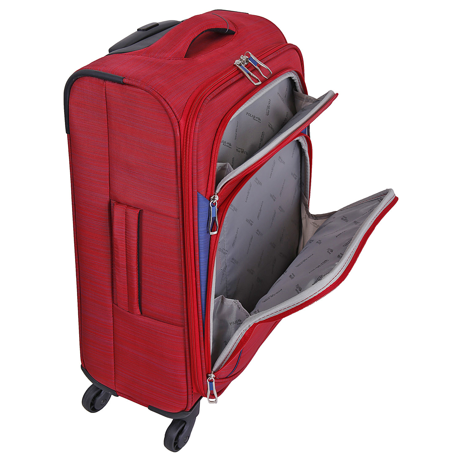 Чемодан на 4х колесах POLAR Р18А01-19" Red