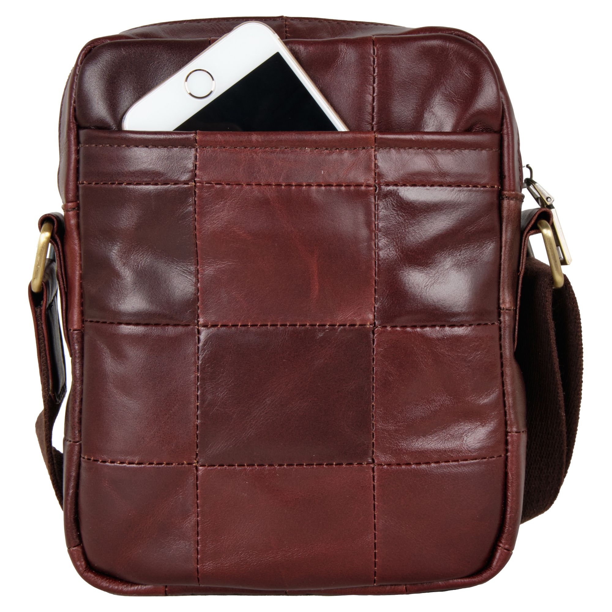 Мужская кожаная сумка POLA 0605 Coffee