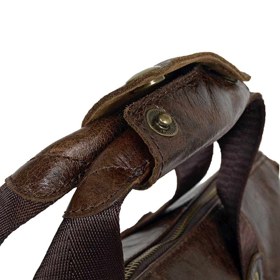 Сумка из натуральной кожи POLAR 0108 Coffee