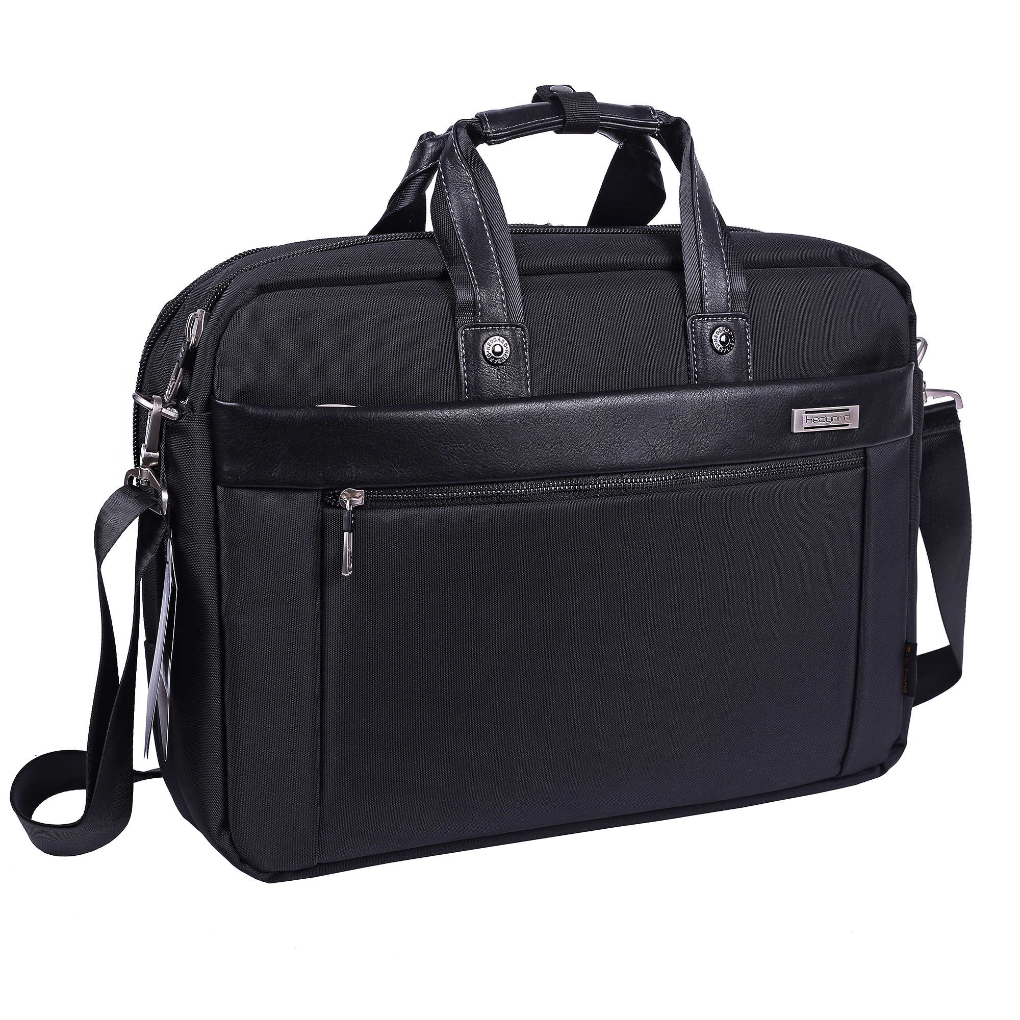 Мужская сумка-портфель  Hedgard 1004-2 Black 17