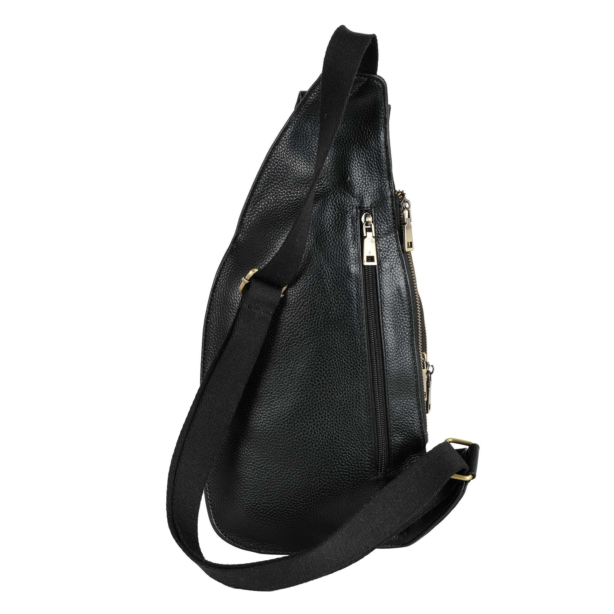 Мужская кожаная сумка POLAR 23176 Black