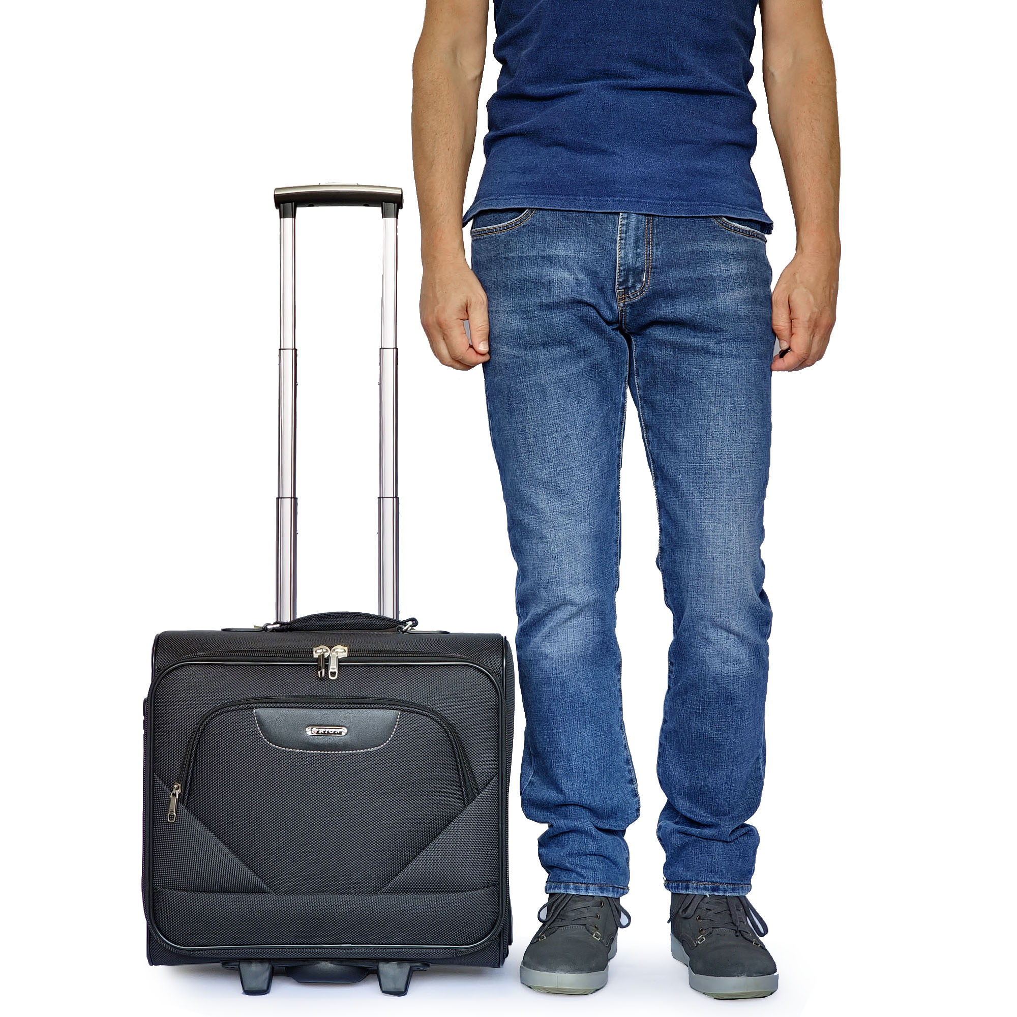 Чемодан-пилот на 2х колесах RION+ А423 Blue