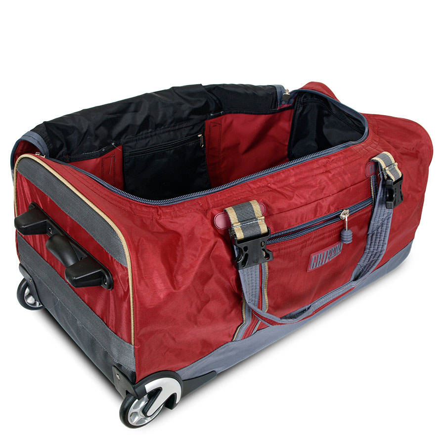 Сумка дорожная на колесах Griffon Г304 Bordo