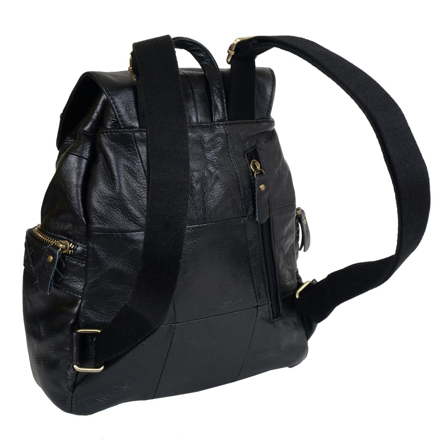 Рюкзак кожаный POLA 0303 Black