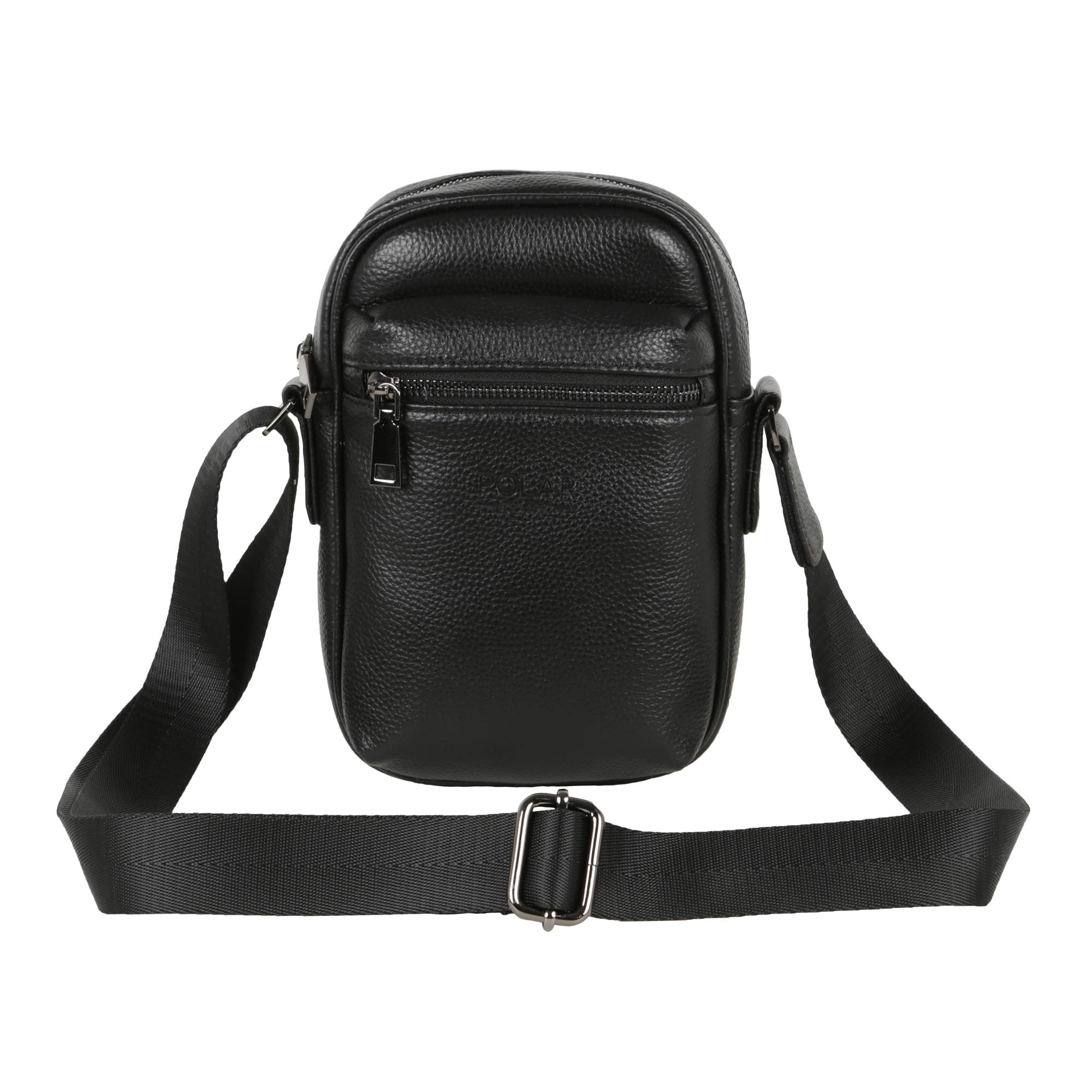 Мужская кожаная сумка POLAR 0703 Black