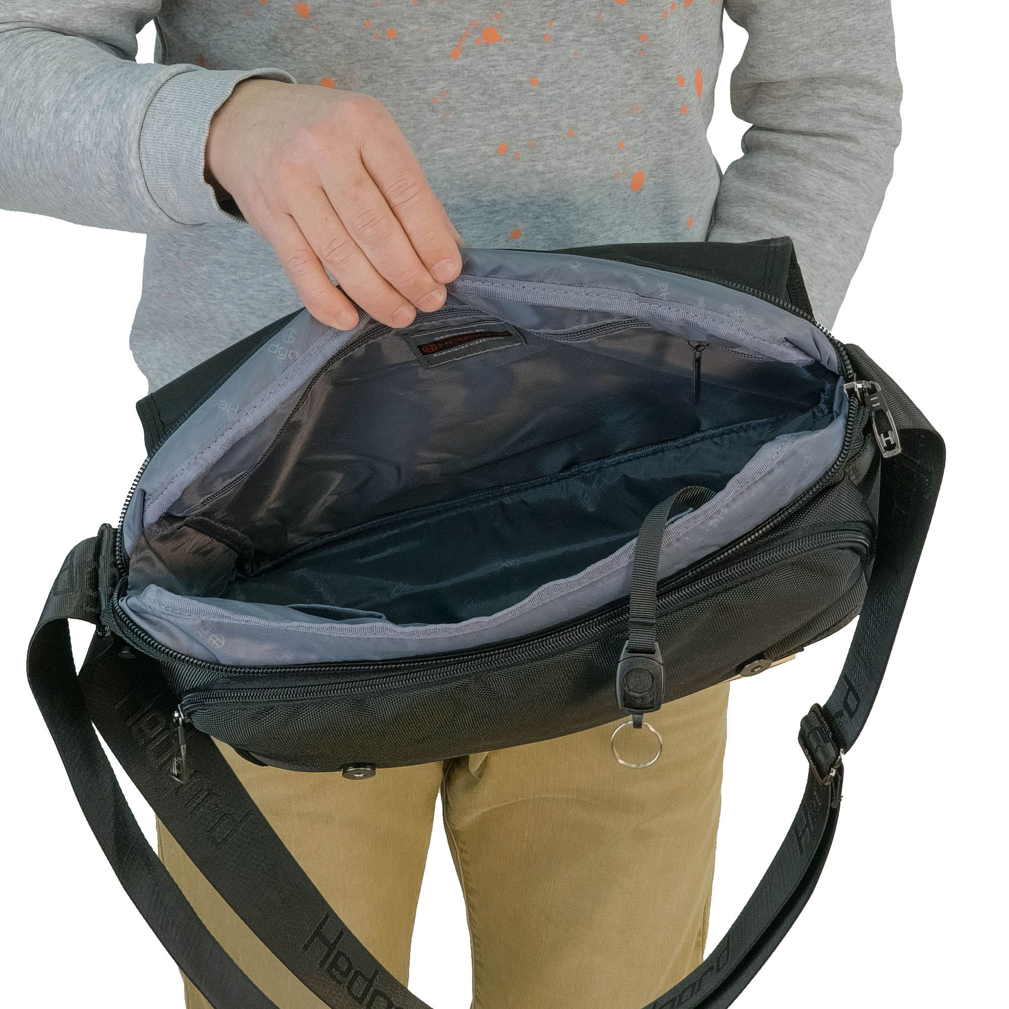 Сумка-мессенджер, планшет  Hedgard 4156 Black