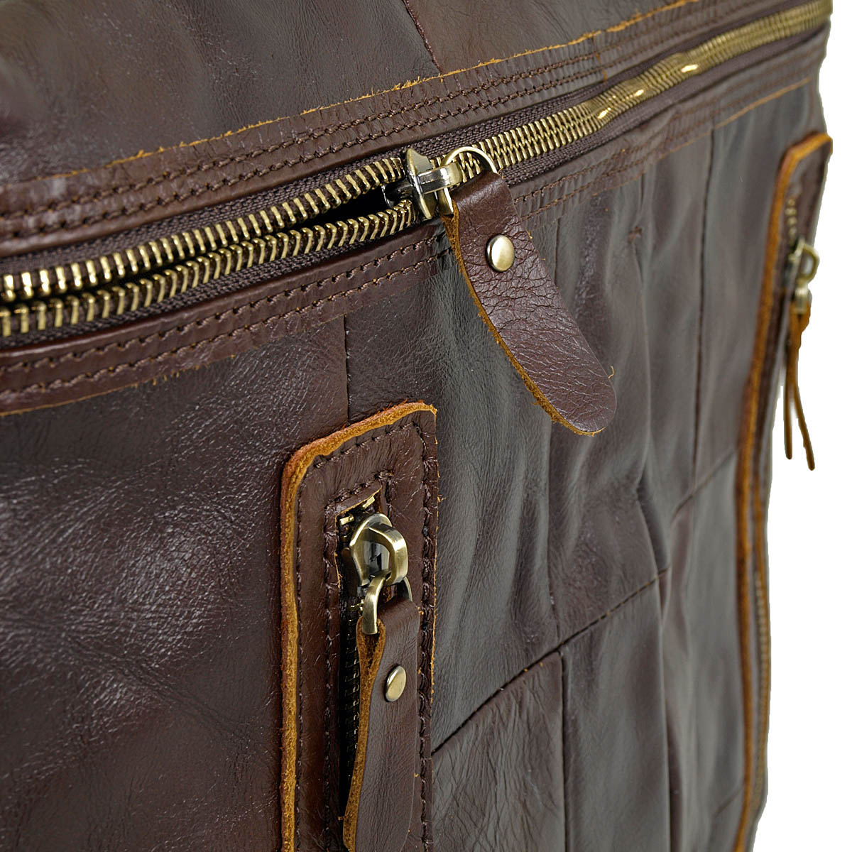 Мужская сумка для документов А4 и ноутбука POLA 0121 Brown