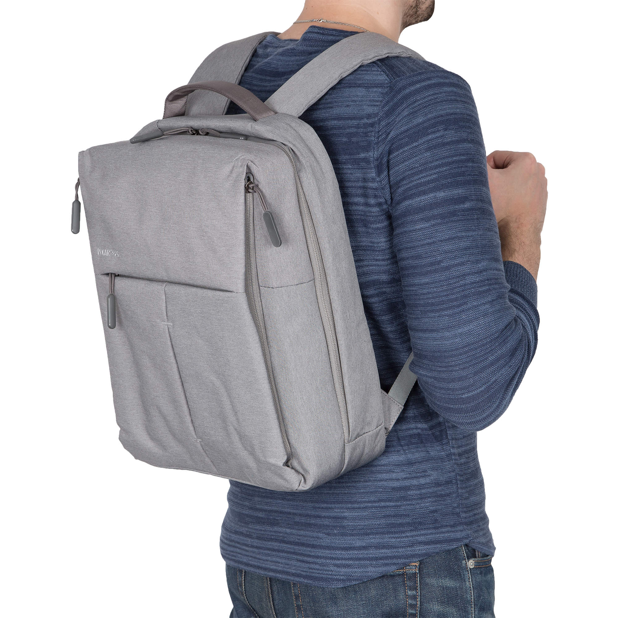 Городской рюкзак POLAR П0046 серый