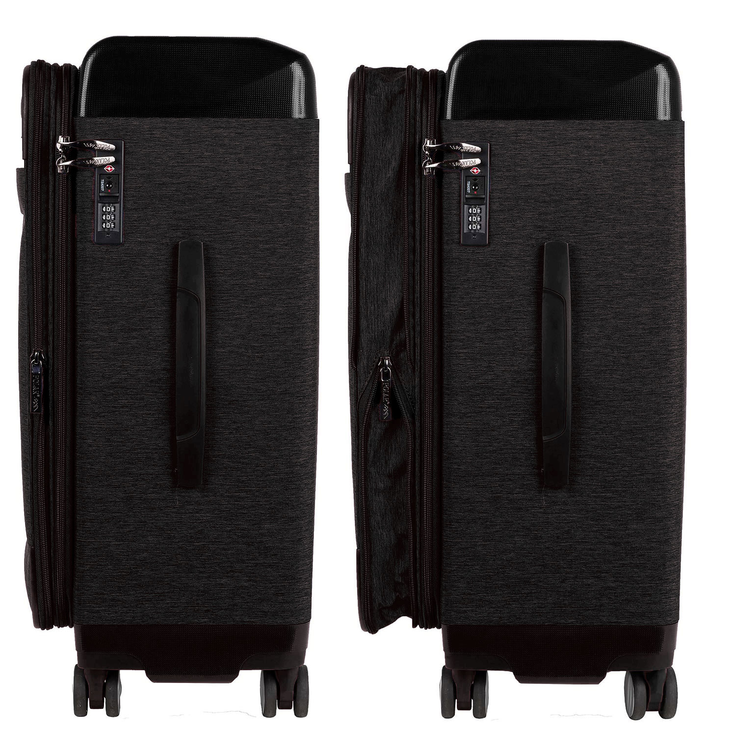 Чемодан средний POLAR Р1930-24 Black