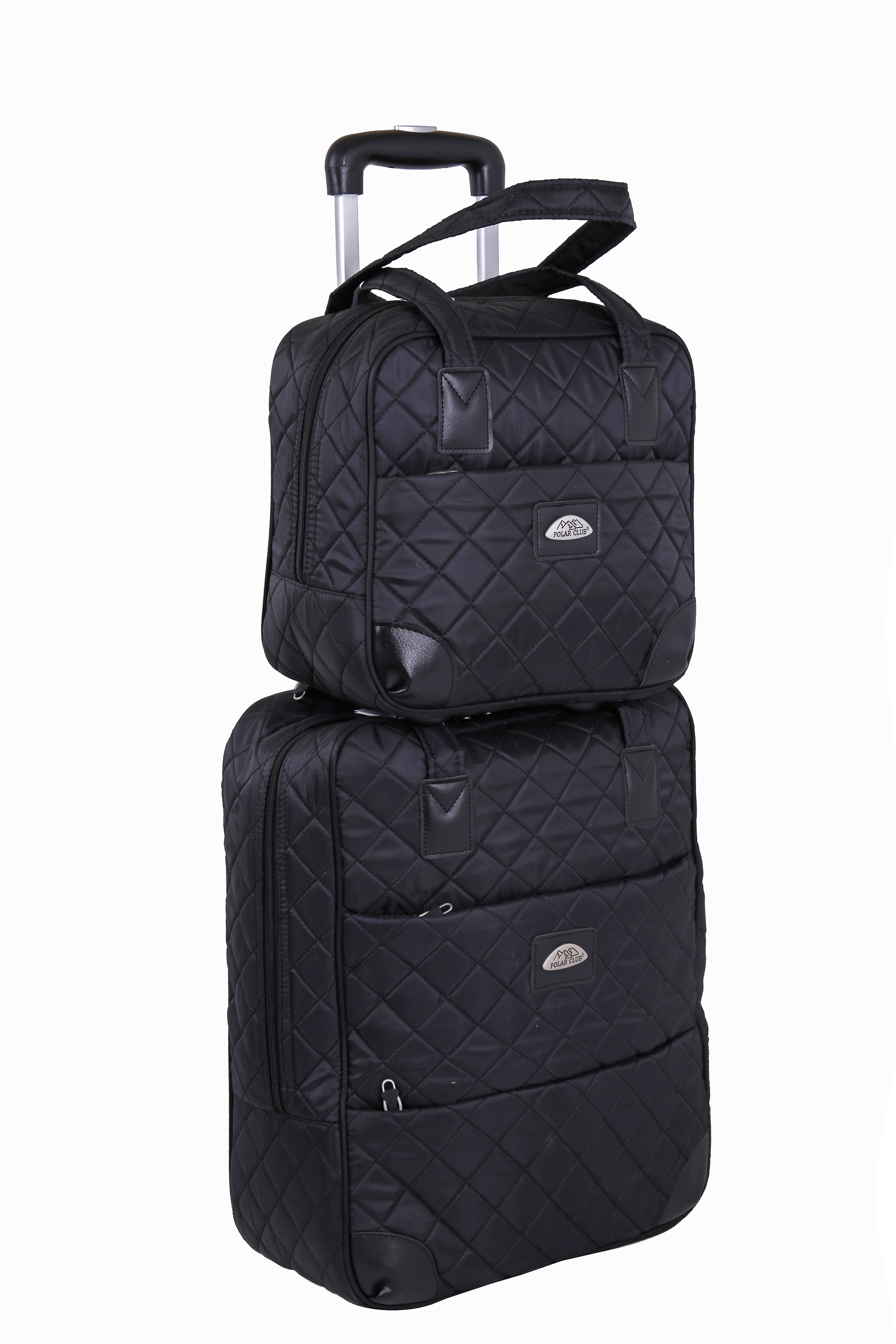 Cумка на колесах для ручной клади POLAR П7095 Black