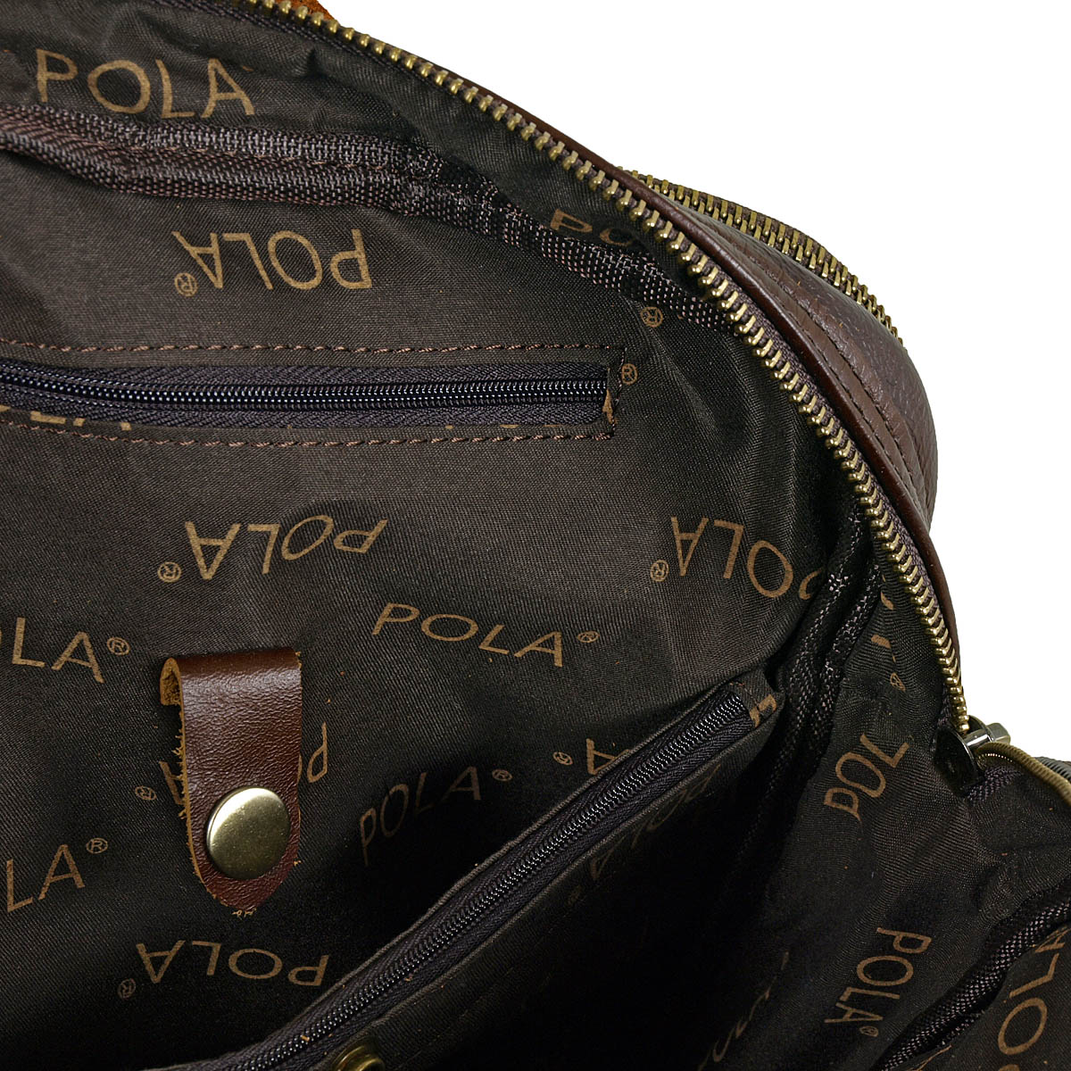 Мужская сумка для документов А4 и ноутбука POLA 0121 Brown