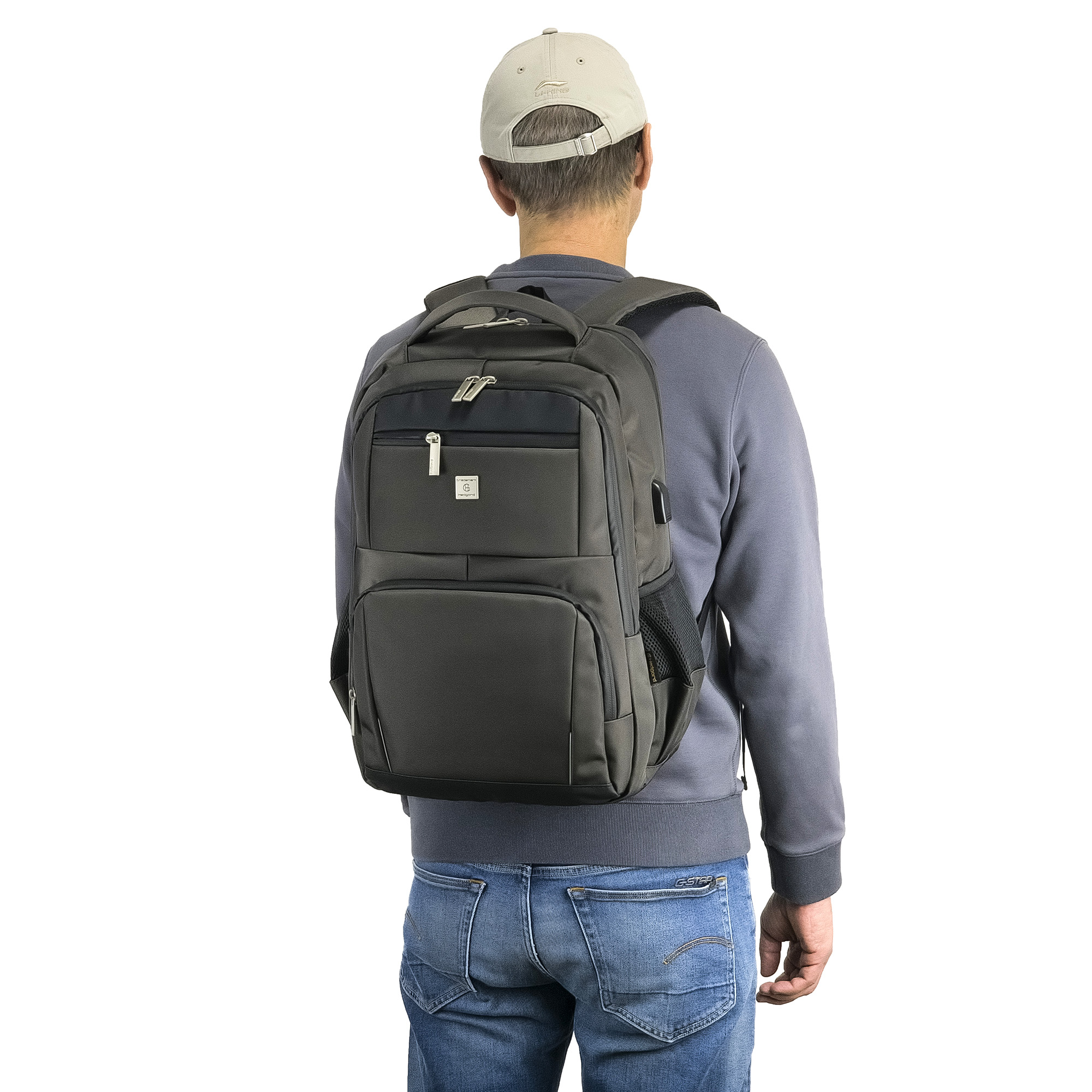 Городской рюкзак с двумя отделениями  Hedgard 23102 Coffee