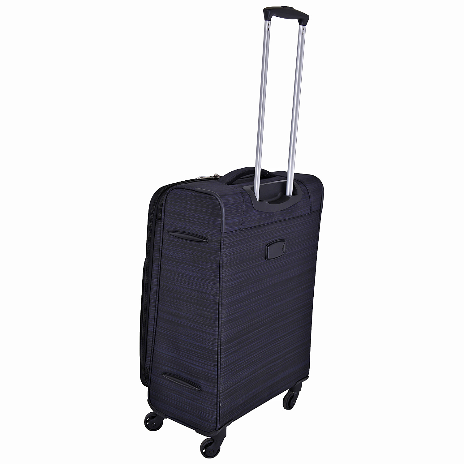 Чемодан на 4х колесах, средний POLAR Р18А01-23" Black