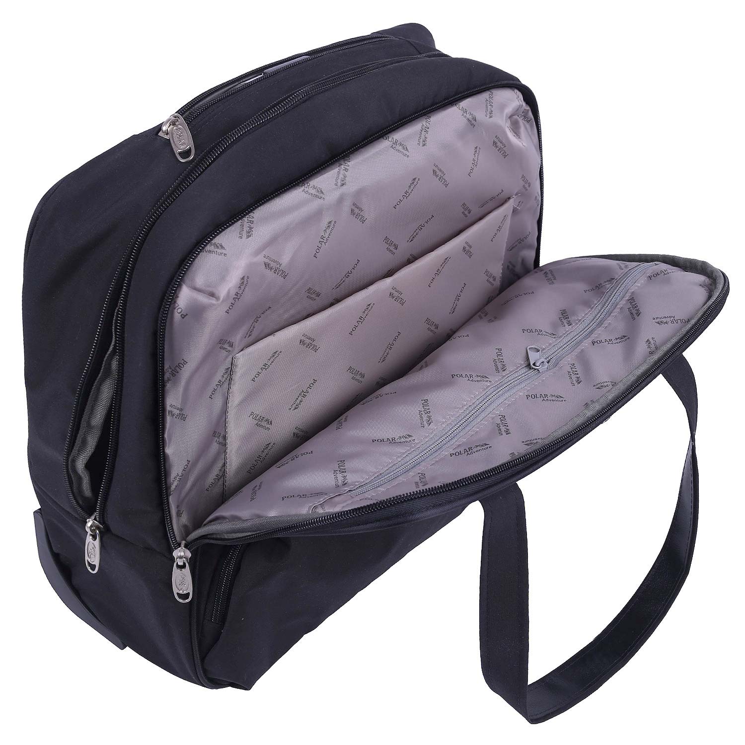 Сумка на колесах для ручной клади POLAR П7104 Black