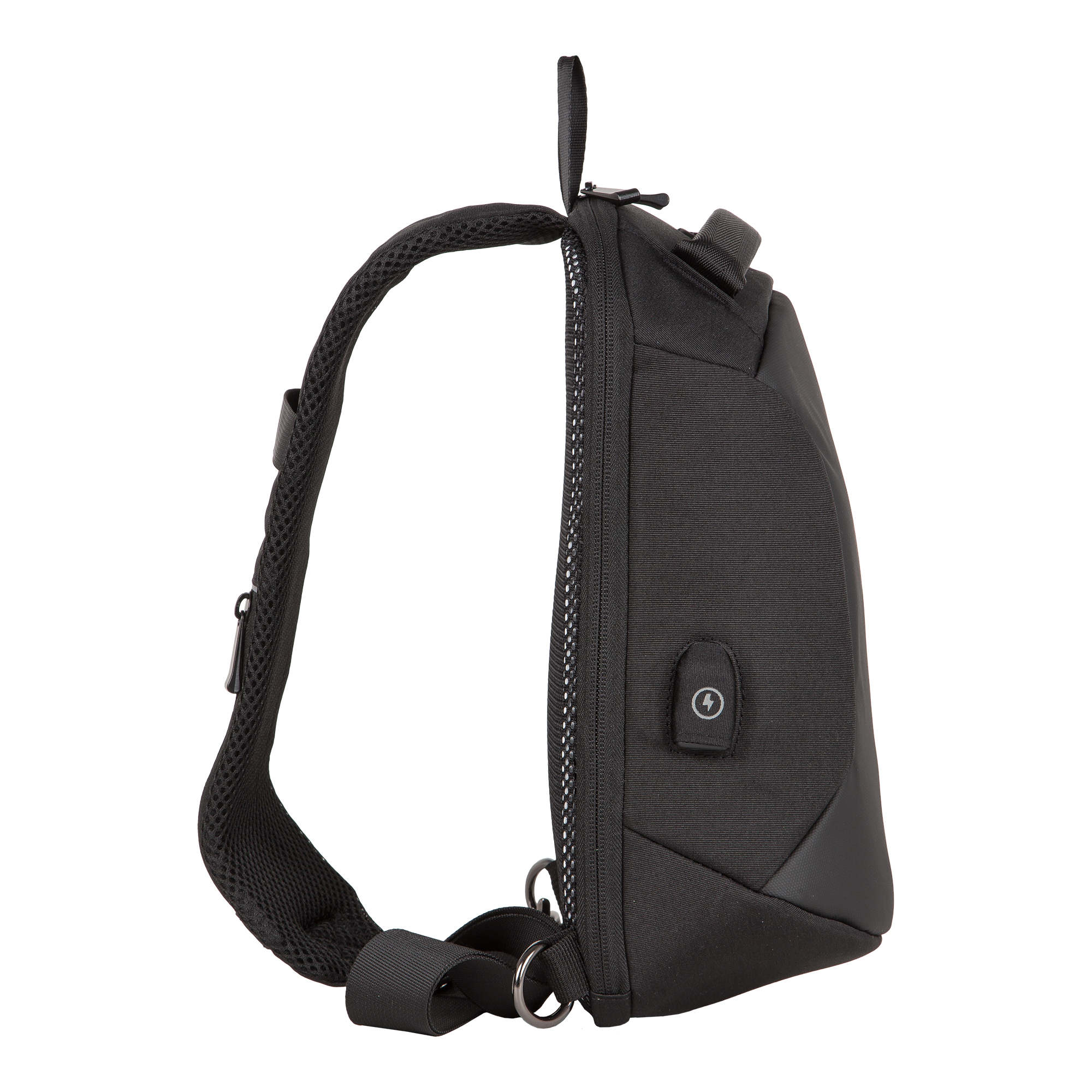 Однолямочный рюкзак POLAR П0074 Grey