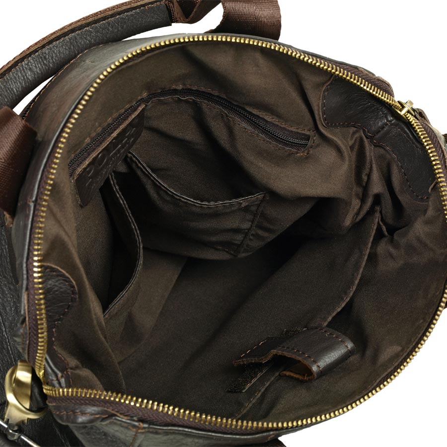 Сумка мужская вертикальная POLA 5021 Coffee