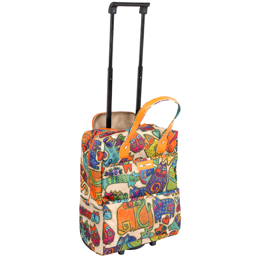 Сумка  на колесах Griffon Г 1216 "Кошки" 