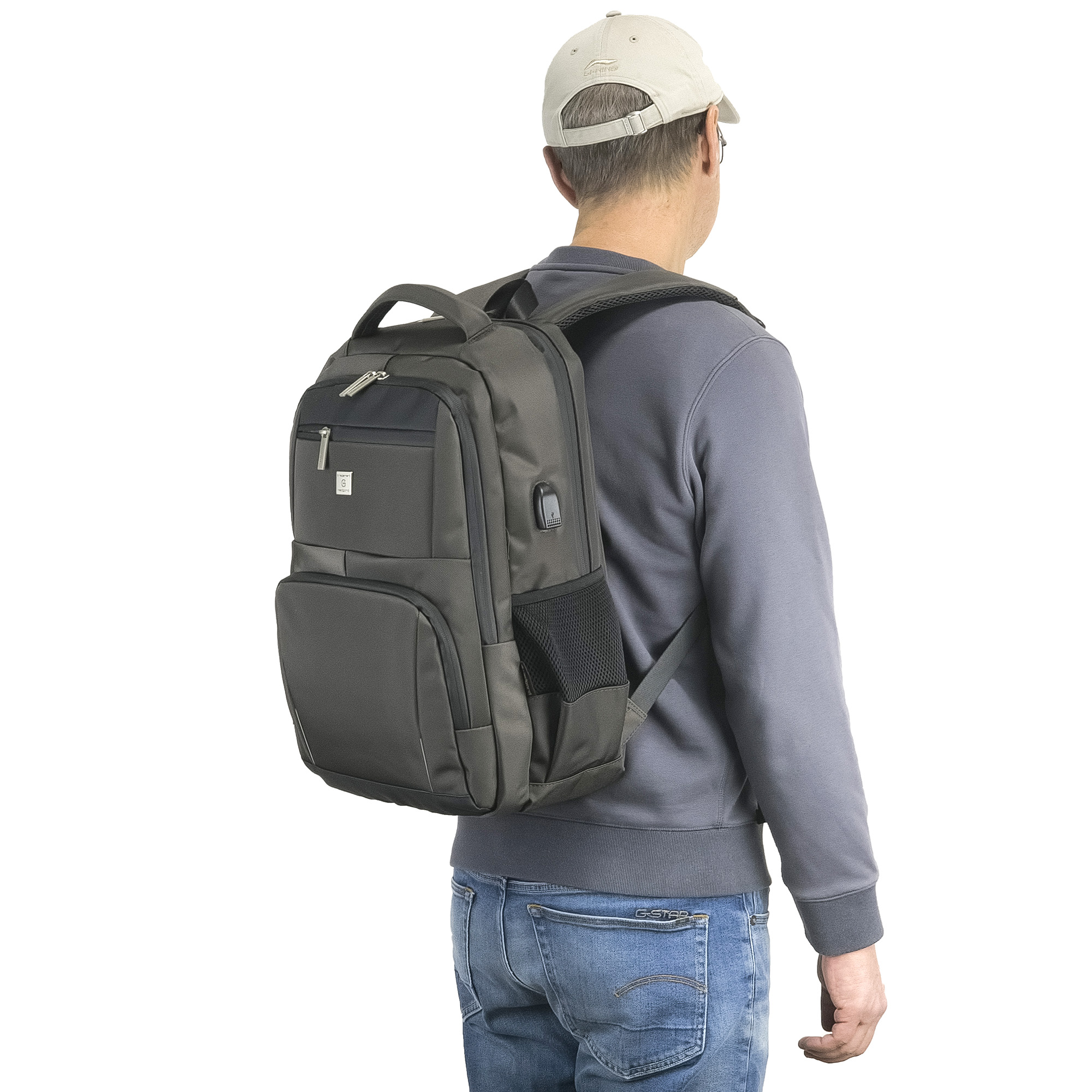 Городской рюкзак с двумя отделениями  Hedgard 23102 Coffee