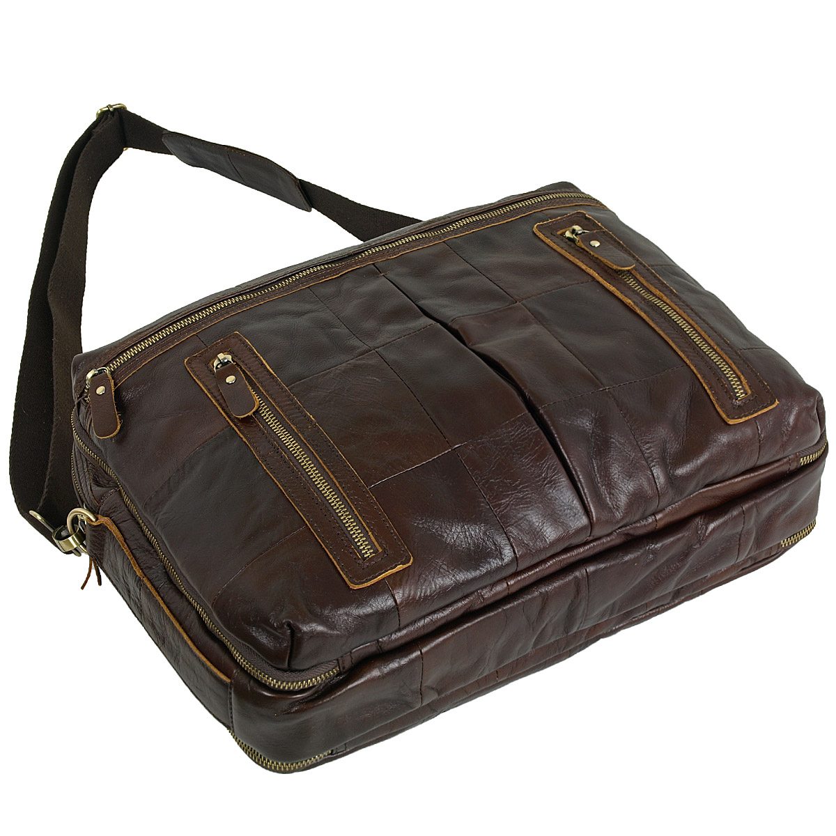 Мужская сумка для документов А4 и ноутбука POLA 0121 Brown