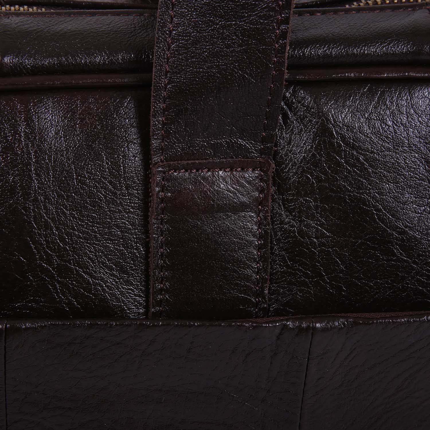 Мужская кожаная сумка POLA 5151 Brown