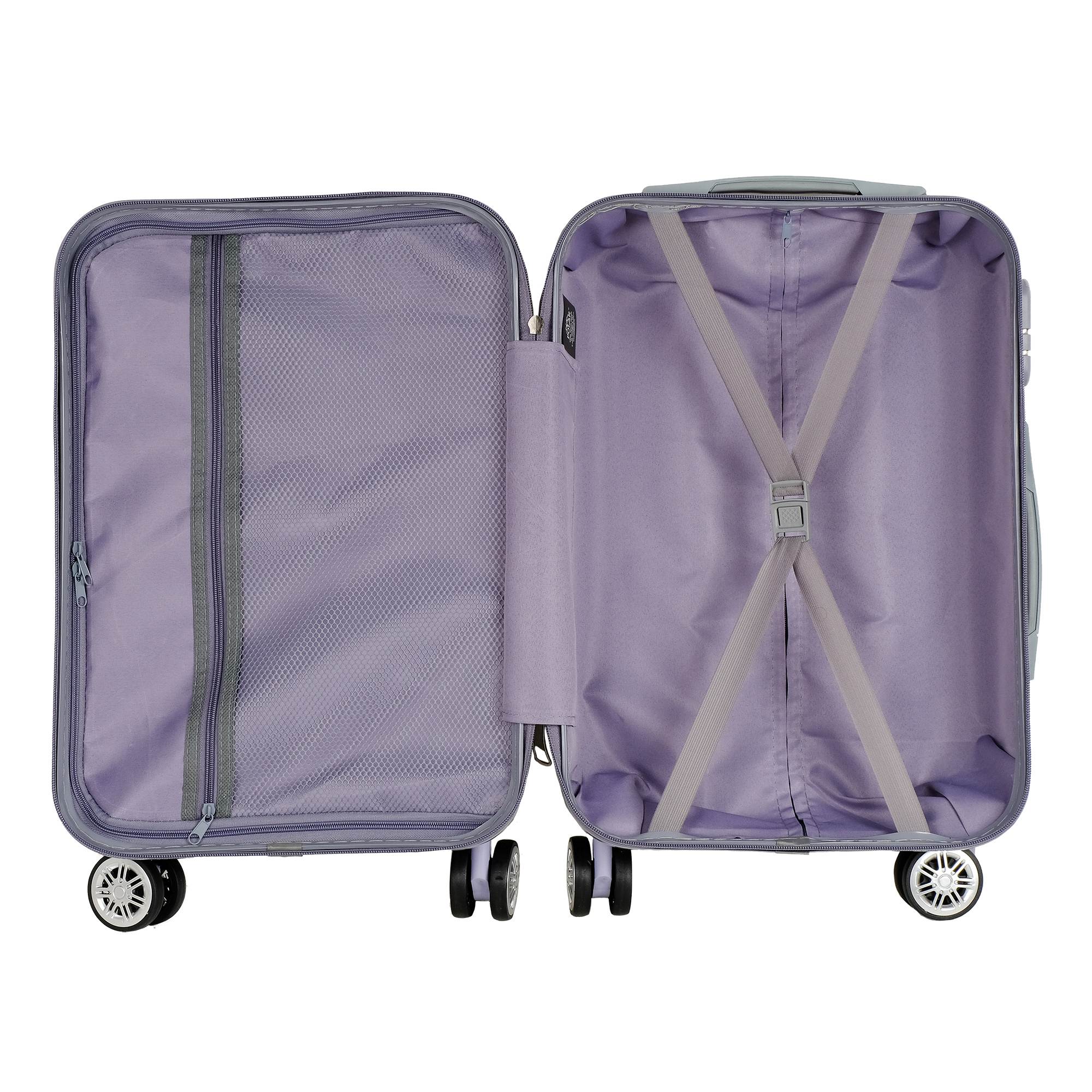 Чемодан малый POLAR РА162-20" Grey