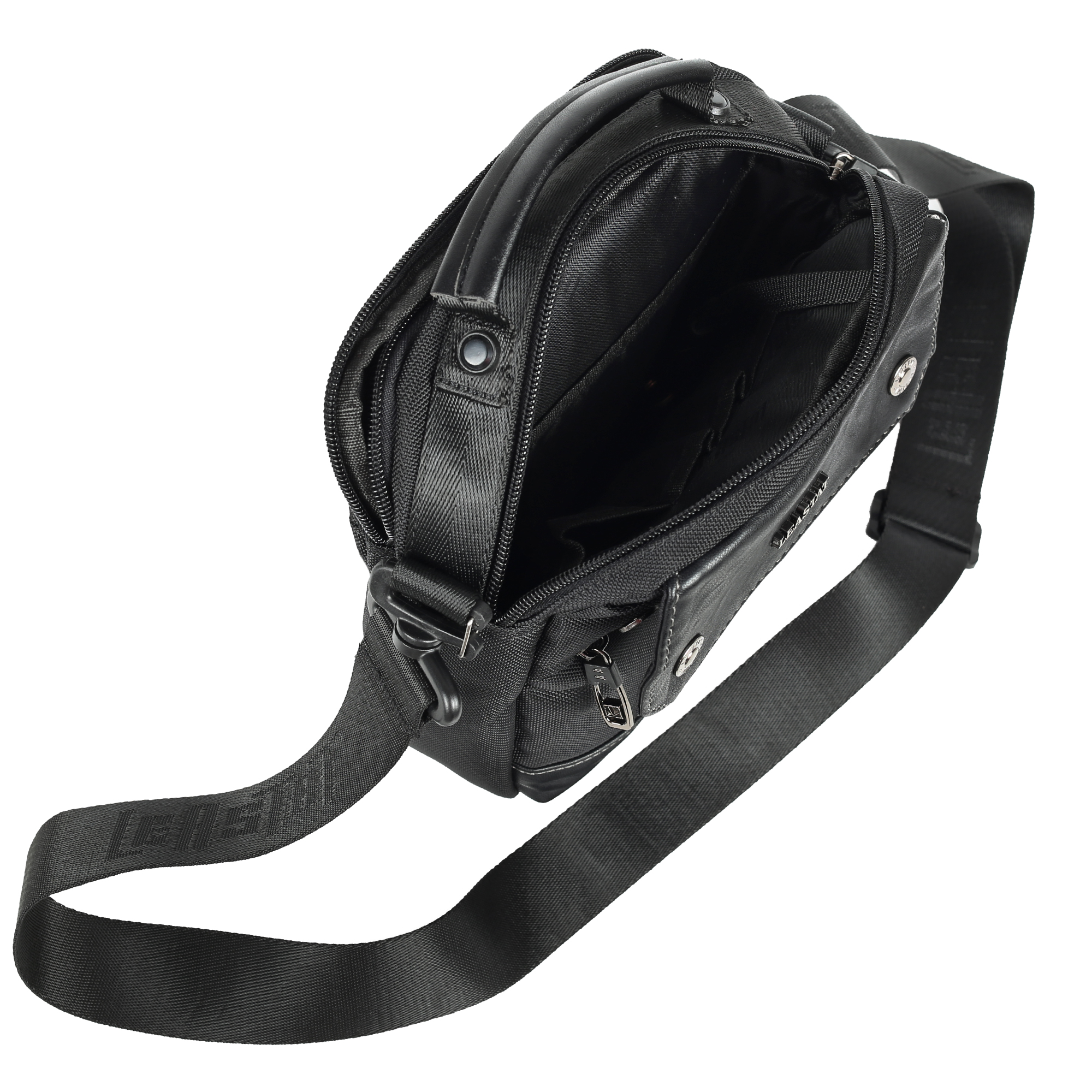 Мужская сумка через плечо LEASTAT 6606.2 Black