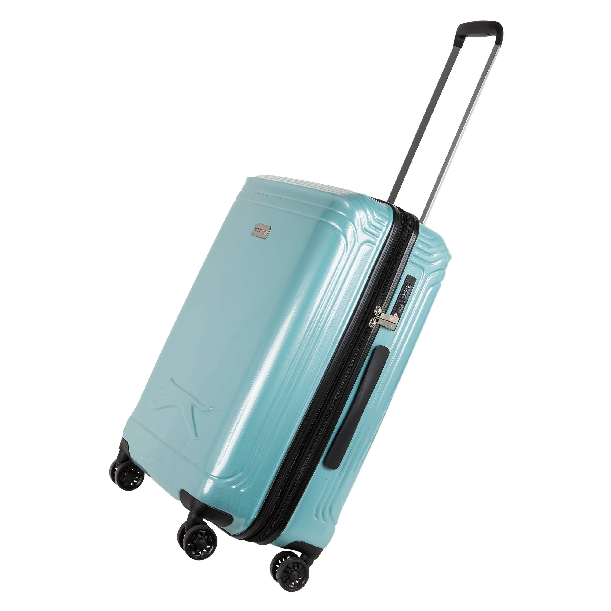 Чемодан большой, с увеличением объема POLAR Р1936-28" Blue