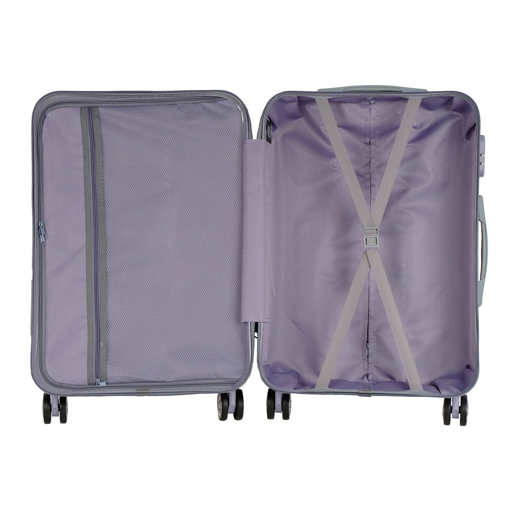 Чемодан средний POLAR РА162-24" Grey