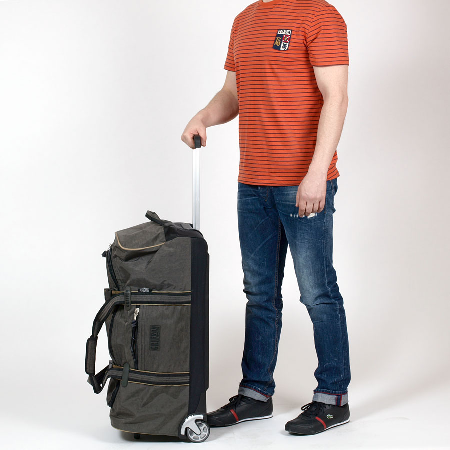 Сумка дорожная на колесах Griffon Г304 Green