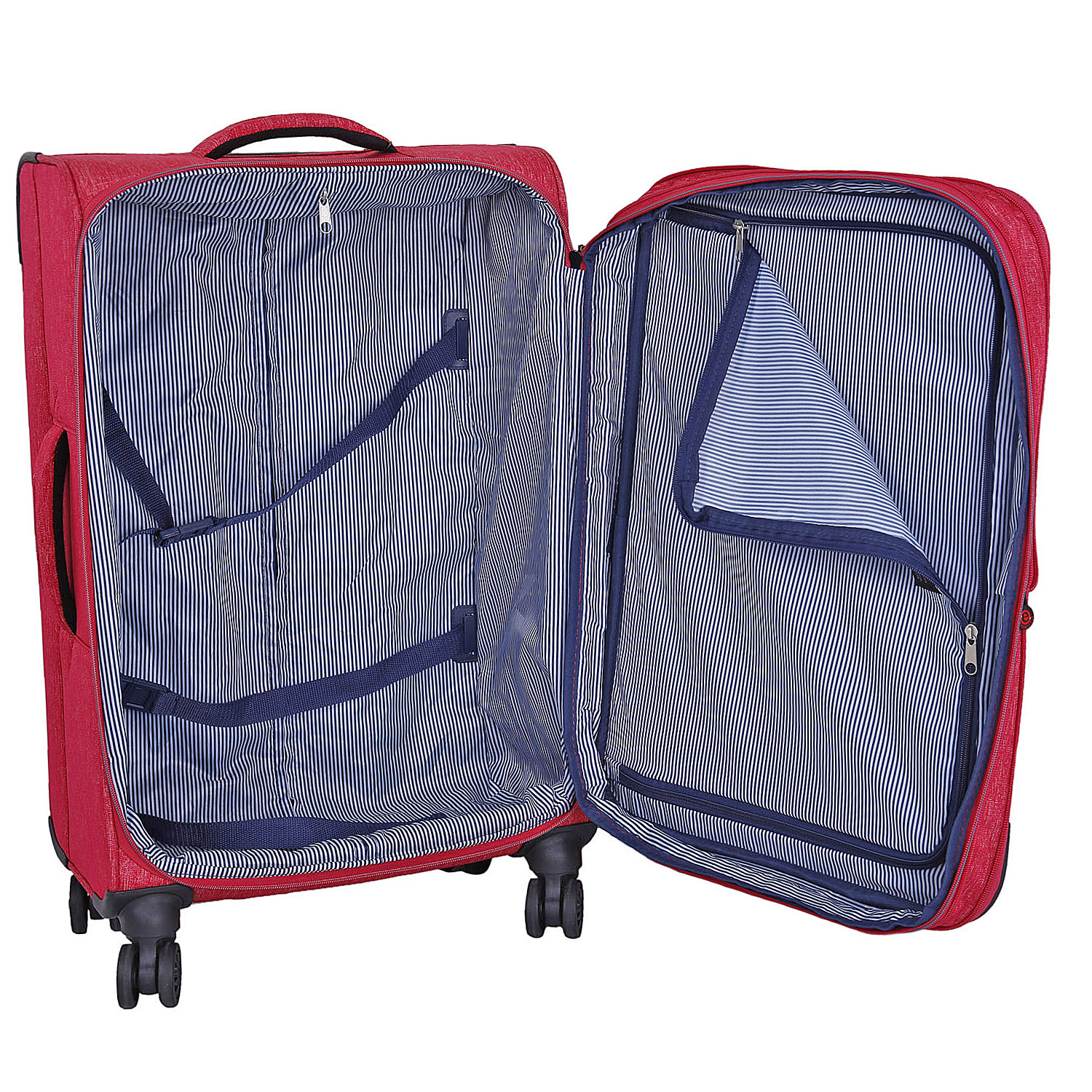 Суперлегкий чемодан среднего размера POLAR Р18А13-23" Red