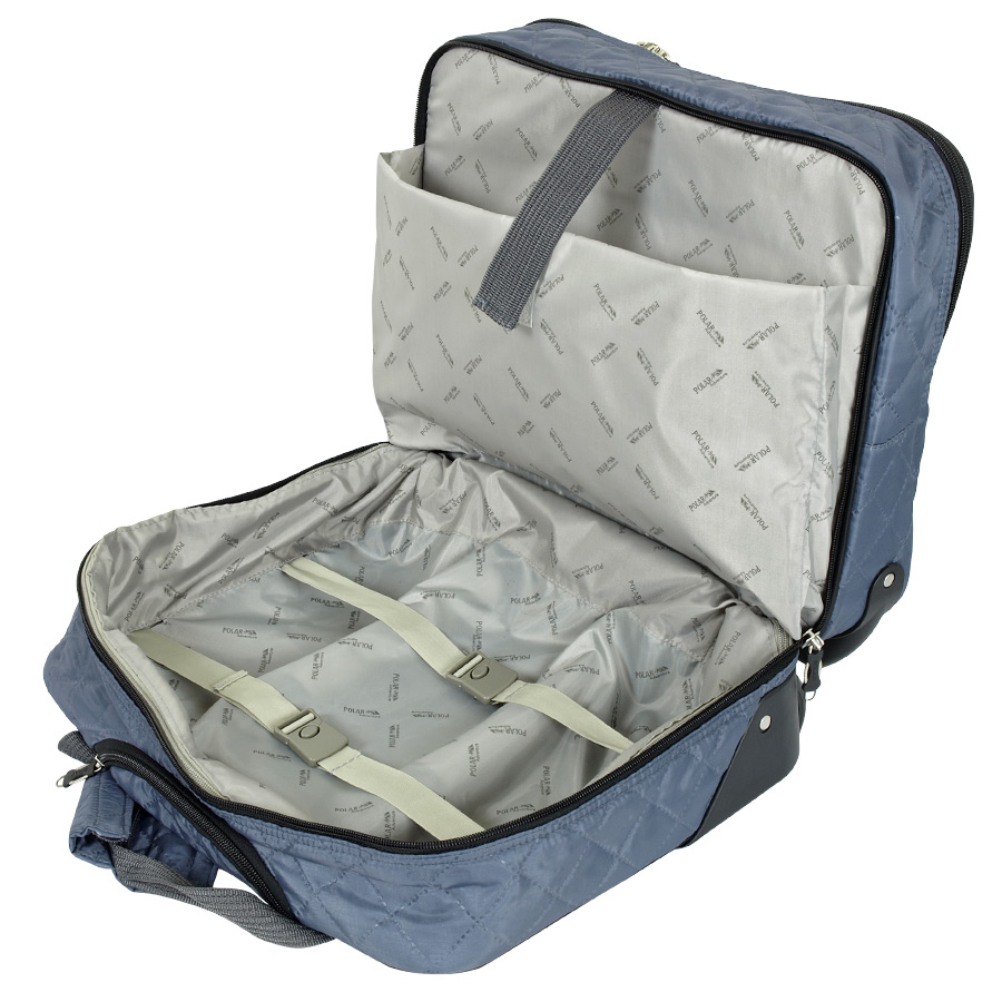 Сумка на колесах для ручной клади POLAR 7058 Grey