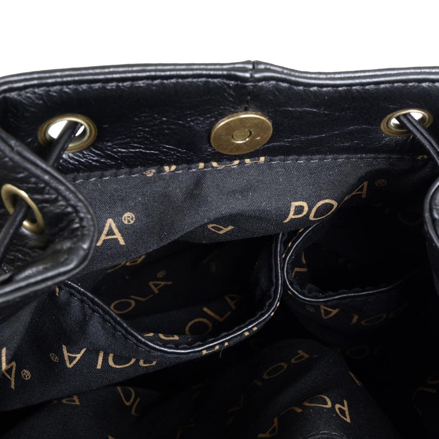 Рюкзак кожаный POLA 0303 Black