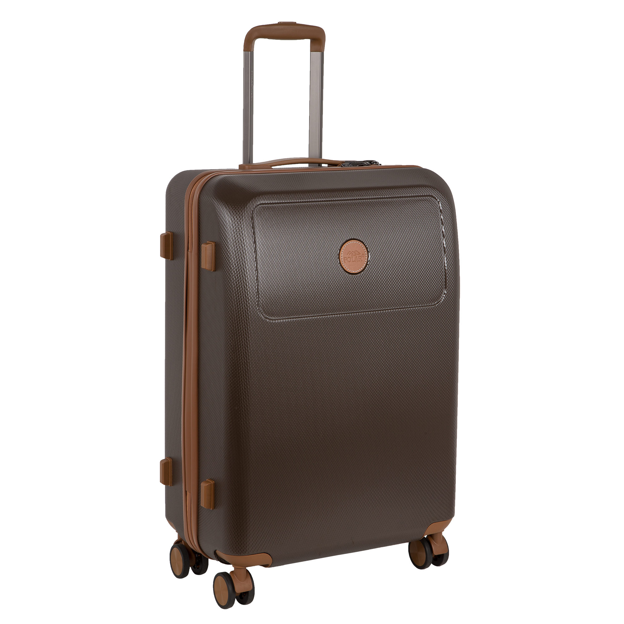 Комплект из 2х чемоданов POLAR Р1282-2 Brown (20", 24")