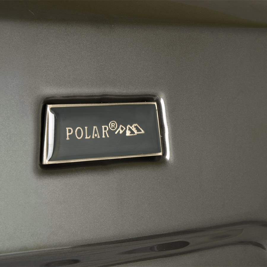 Чемодан-кейс на защелках POLAR P1123-20" Grey