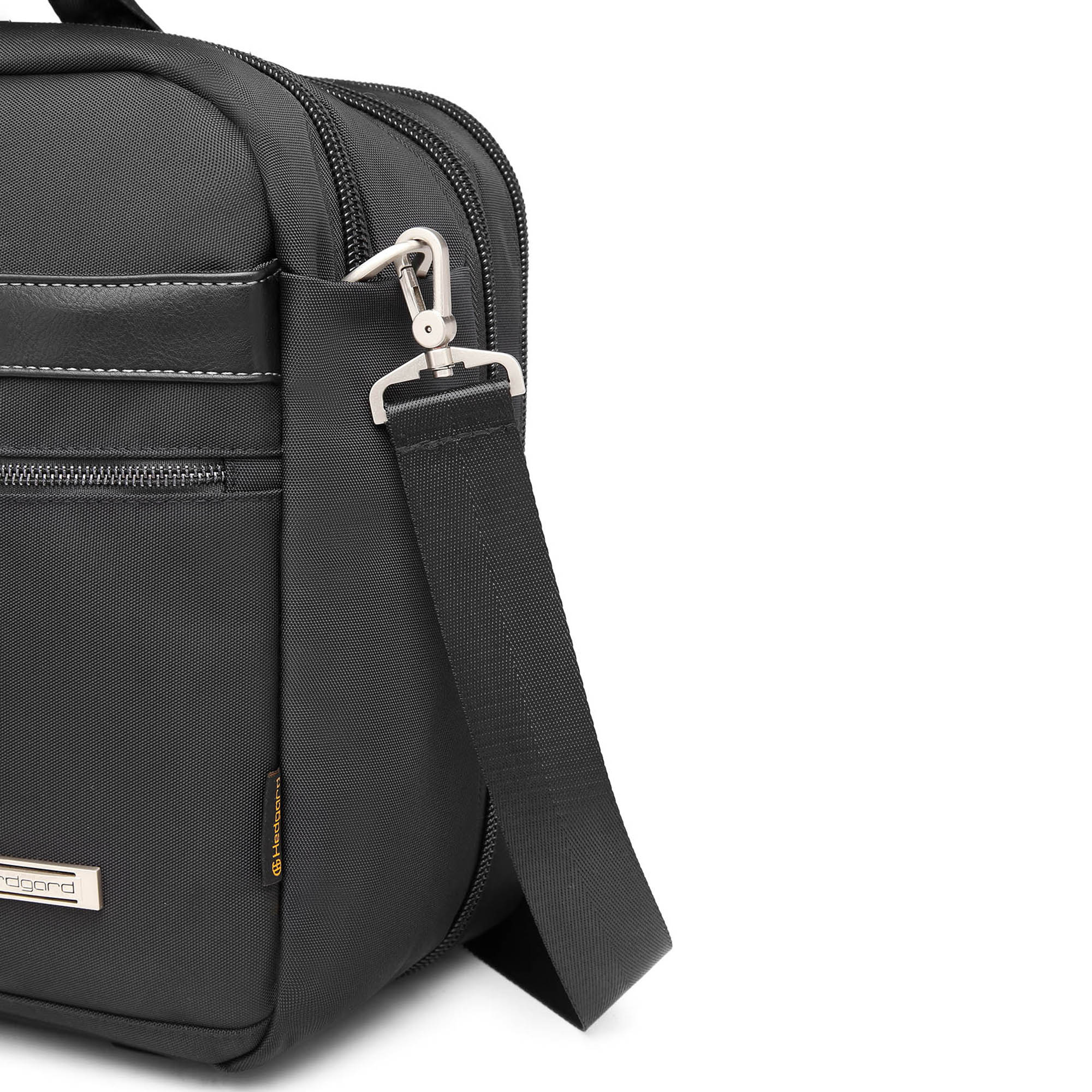 Мужская раздвижная сумка  Hedgard 1147-1 Black 17"
