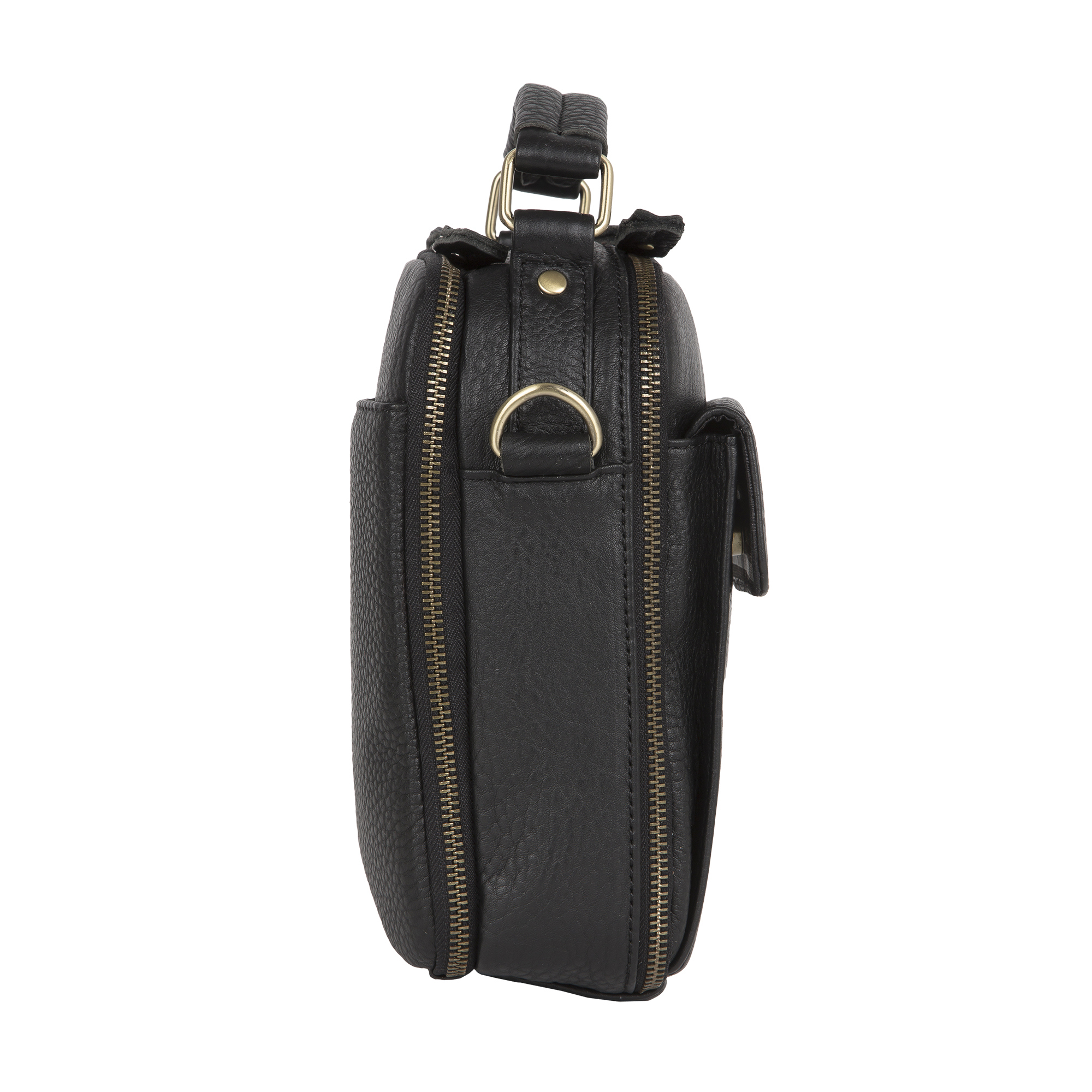 Мужская кожаная сумка POLA 25031 Black