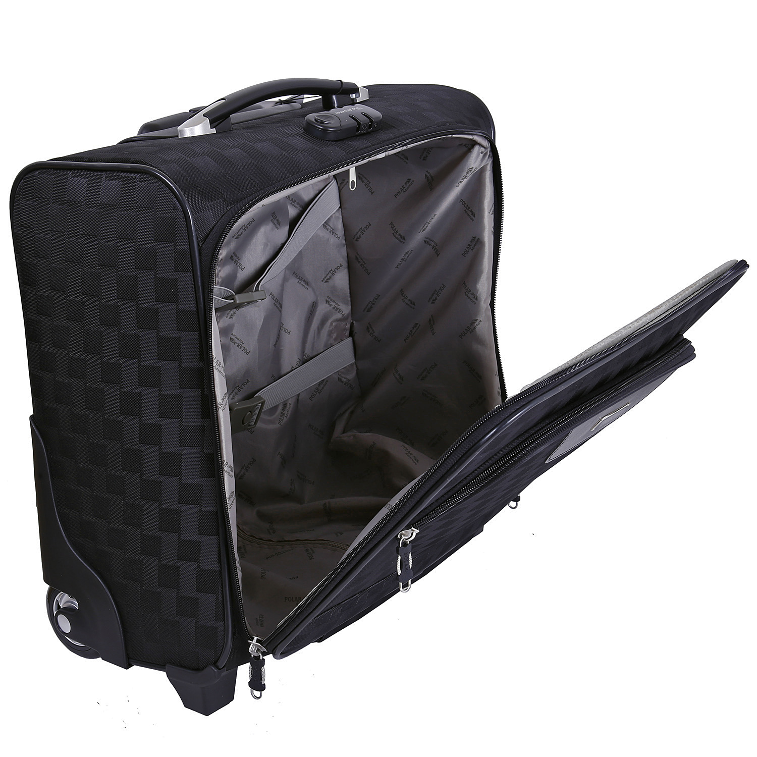 Кейс-пилот на 2х колесах POLAR П7097 Black, цвет: черный, купить в ...