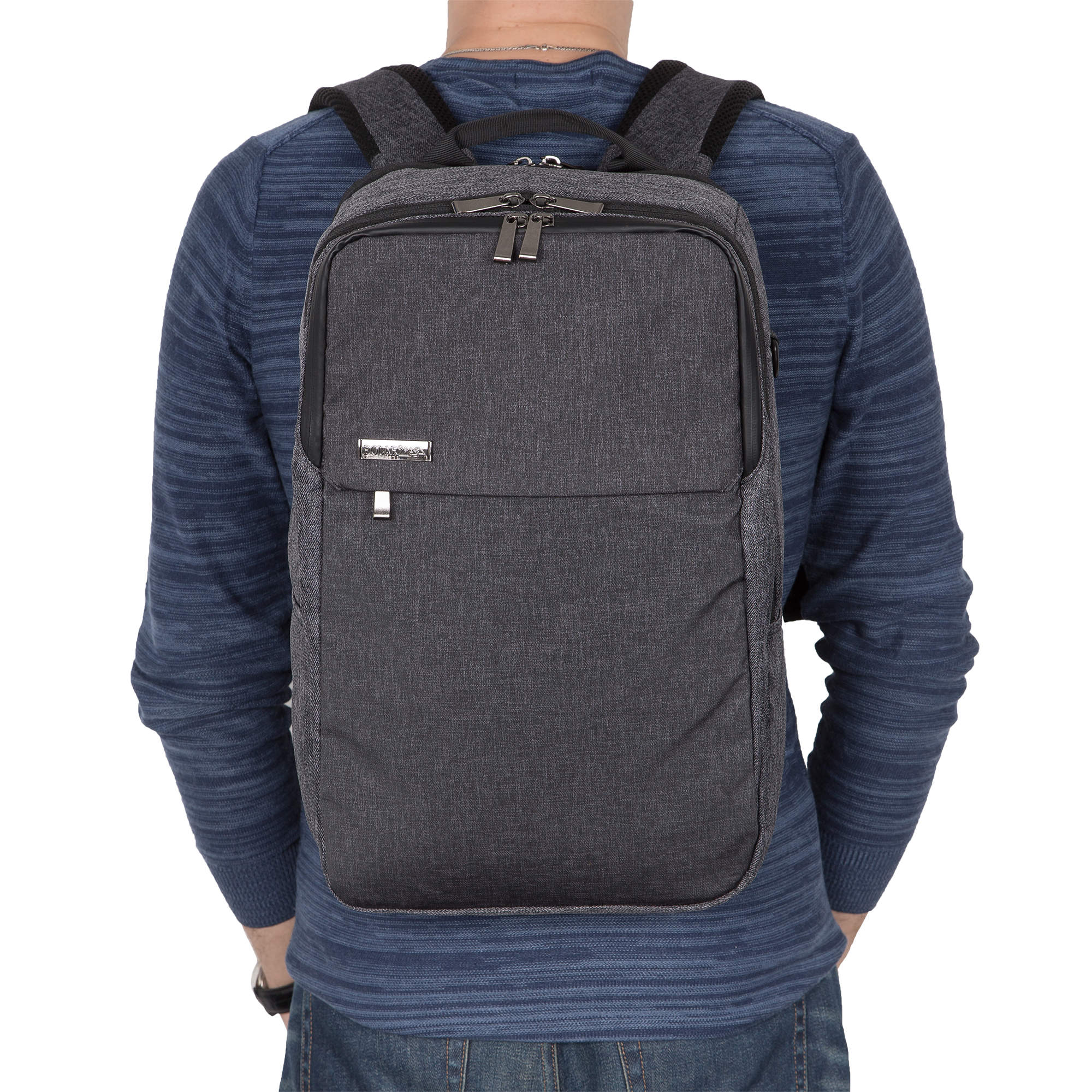 Городской рюкзак POLAR П0051 серый