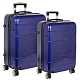 Комплект из 2х чемоданов, цвет синий